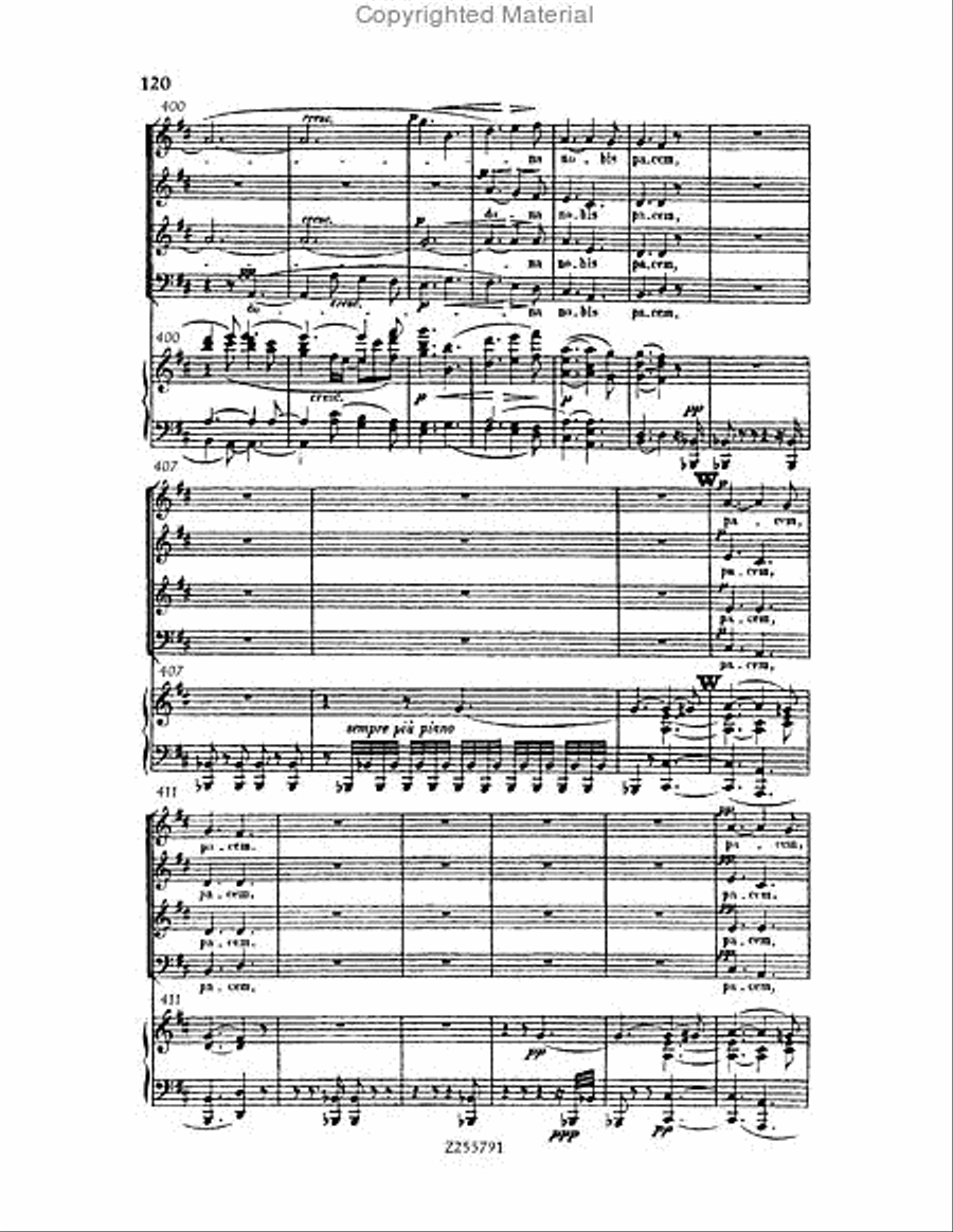 Missa Solemnis, Op.123 Choir scores gallery preview page 120