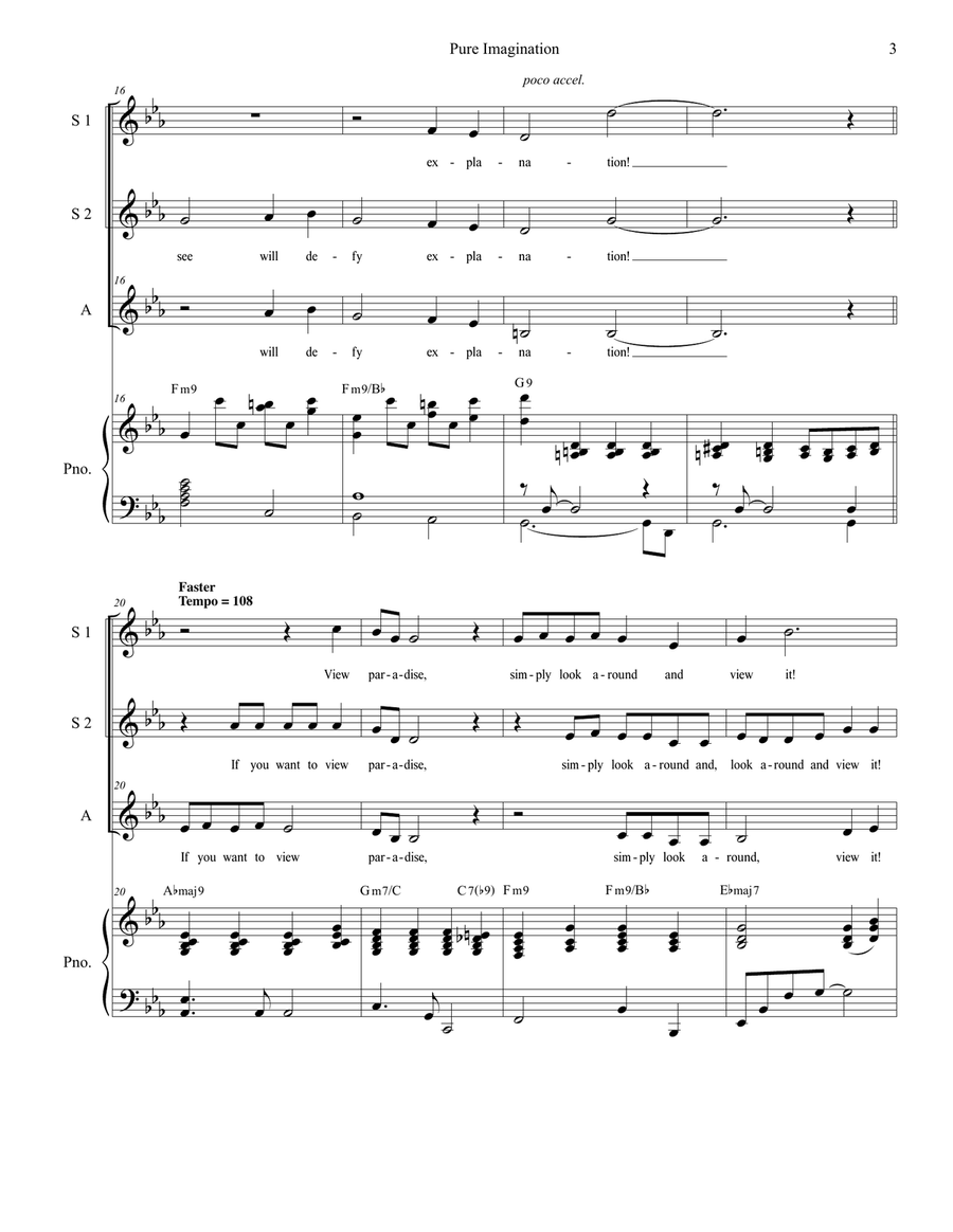 Pure Imagination SSA scores gallery preview page 3