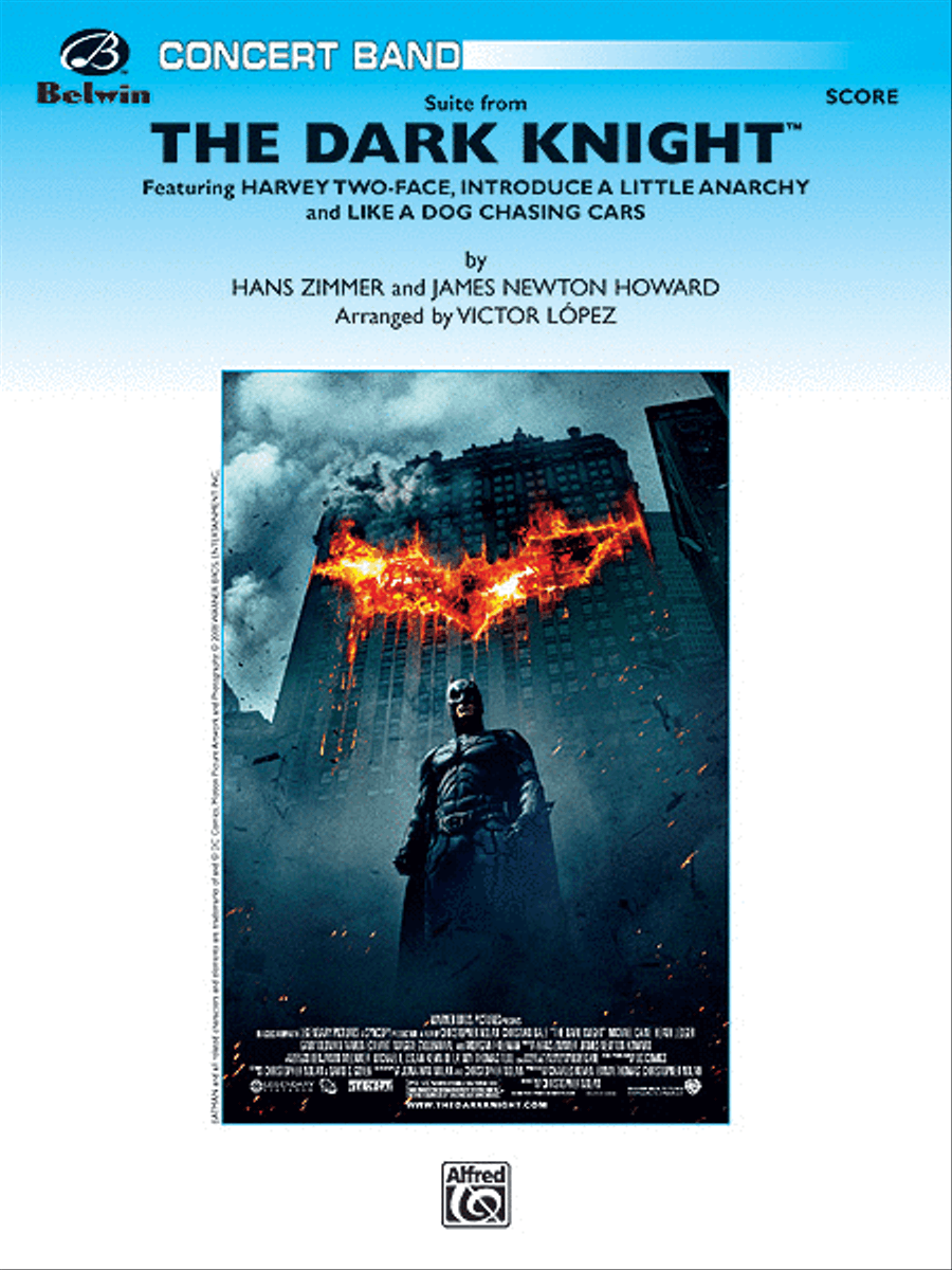 Suite from The Dark Knight (score only) Concert Band scores gallery preview page 1