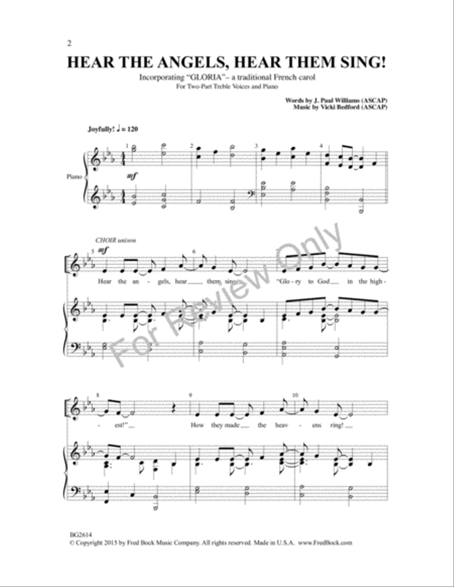 Hear the Angels, Hear Them Sing SA scores gallery preview page 2