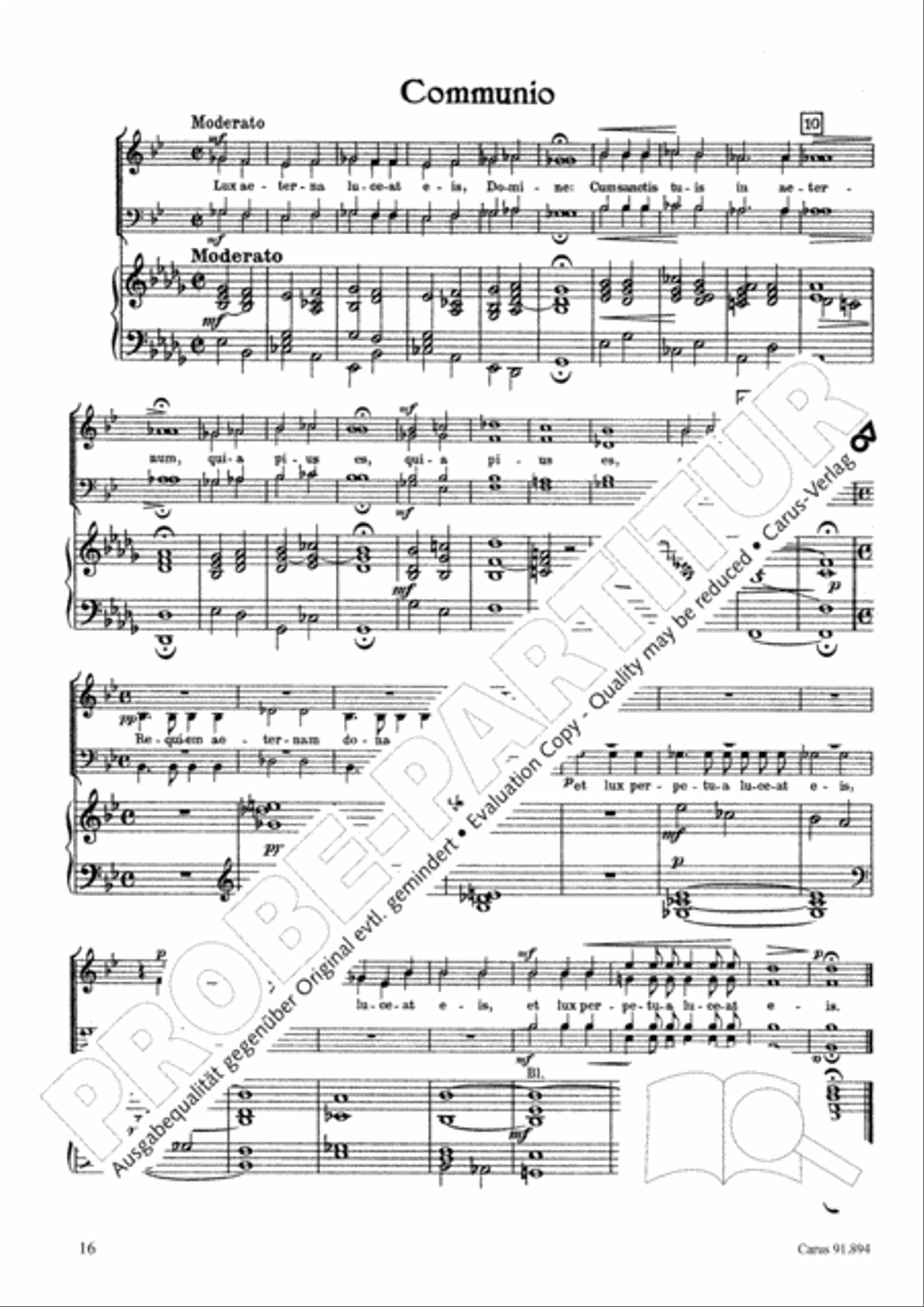 Requiem 4-Part scores gallery preview page 17