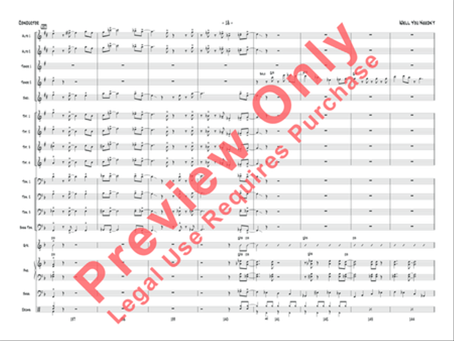 Well You Needn't Jazz Ensemble scores gallery preview page 19