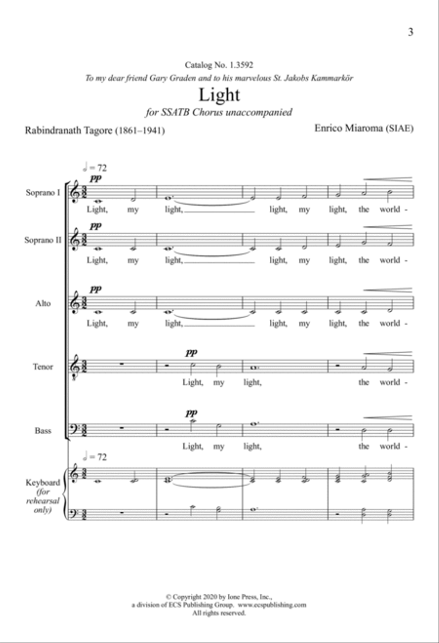 Light SSATB scores gallery preview page 2