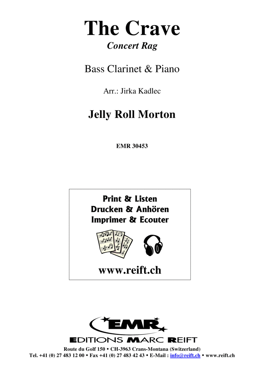 The Crave Bass Clarinet scores gallery preview page 1