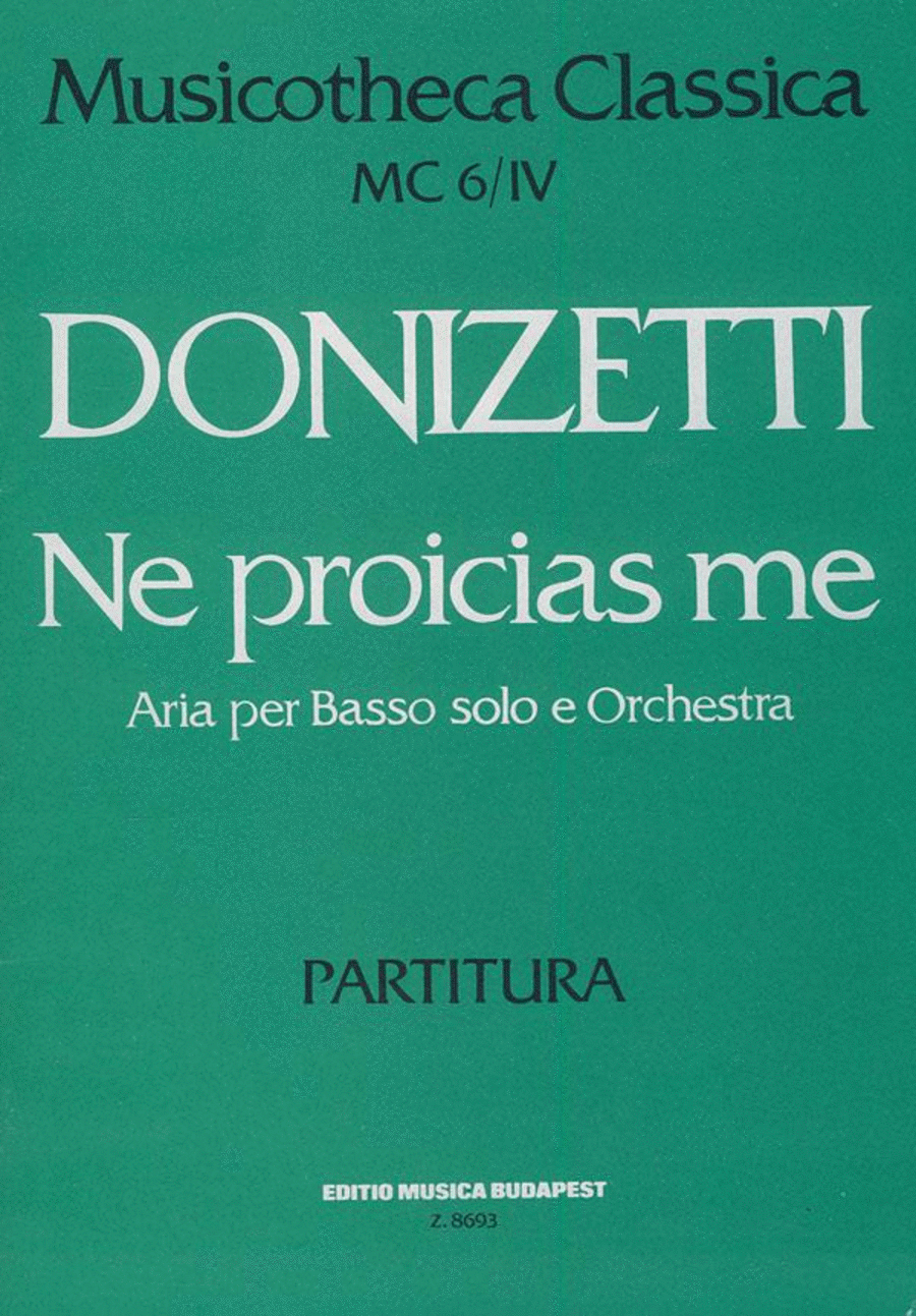 Ne Procias Me Oratorium Score Orchestra scores gallery preview page 1