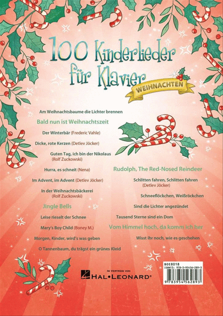 100 Kinderlieder für Klavier - Weihnachten Piano Solo scores gallery preview page 2