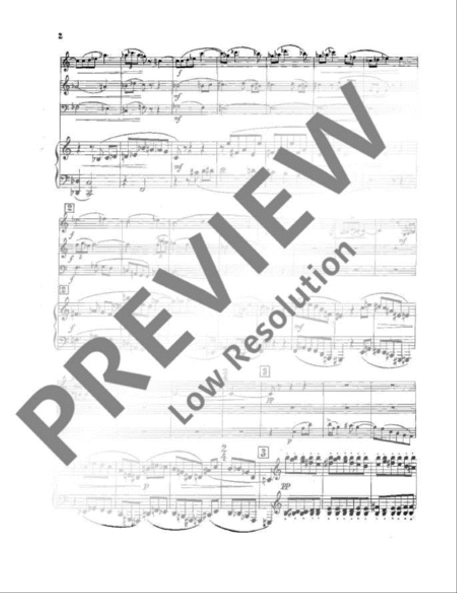 Quartet Clarinet scores gallery preview page 5