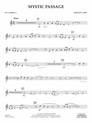 Mystic Passage - Bb Clarinet 1