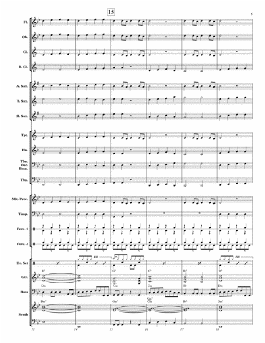 Arena Rock Concert Band scores gallery preview page 5