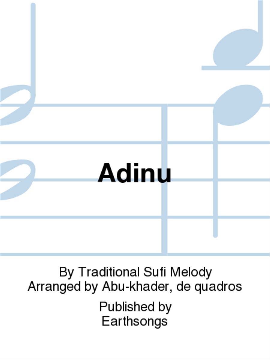 adinu adinu A Cappella scores gallery preview page 1