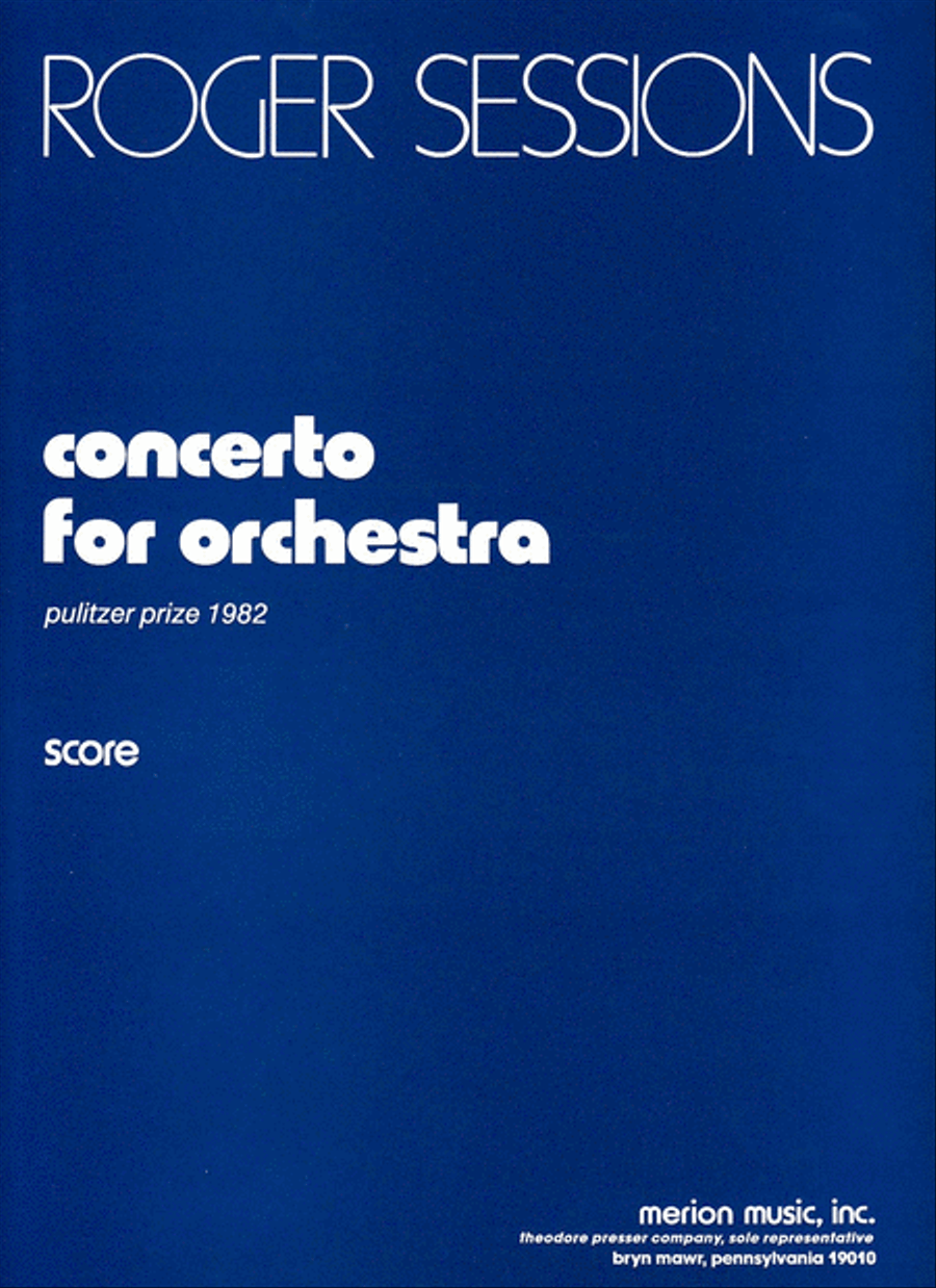 Book cover for Concerto For Orchestra