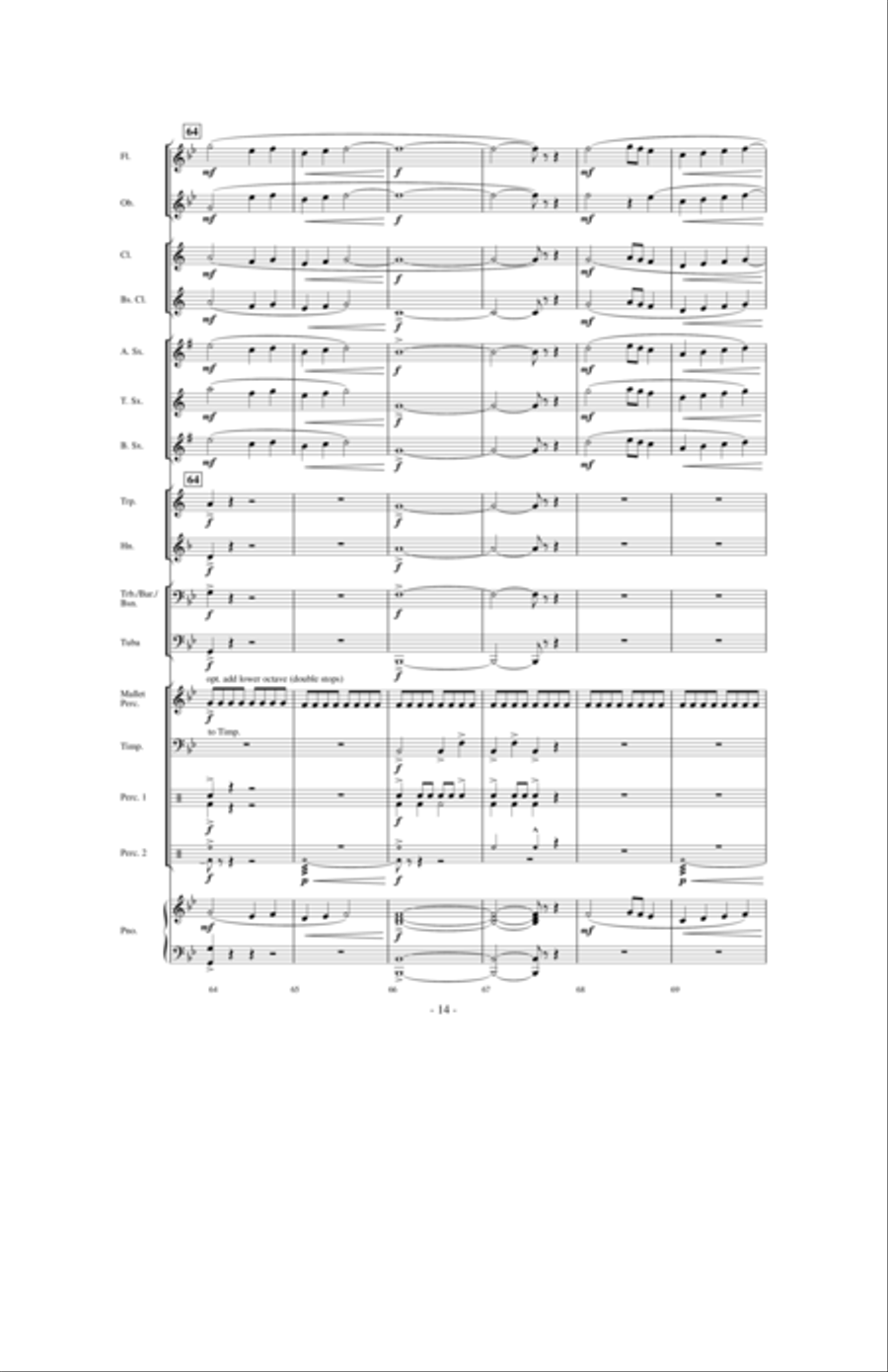 Moto Continuo Moto Continuo Concert Band scores gallery preview page 5