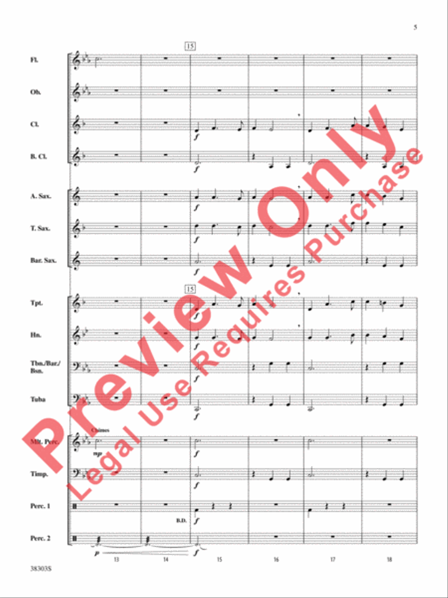 Ghost Ship Concert Band scores gallery preview page 6