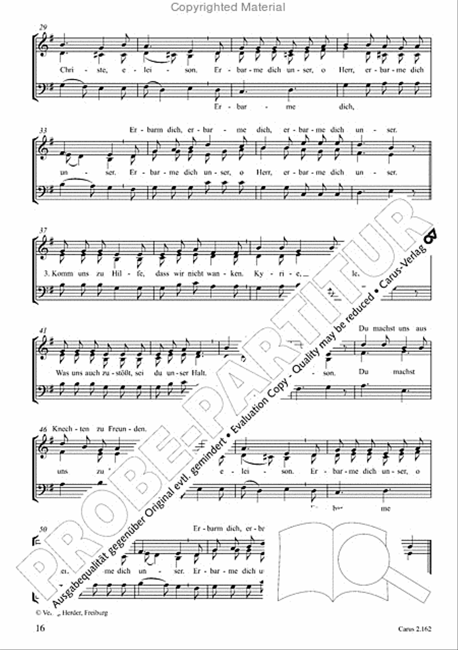 Chorbuch Gotteslob SAM 3-Part scores gallery preview page 17