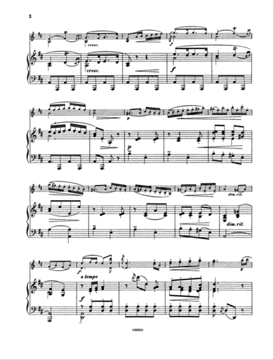 Tambourin Violin Solo scores gallery preview page 2