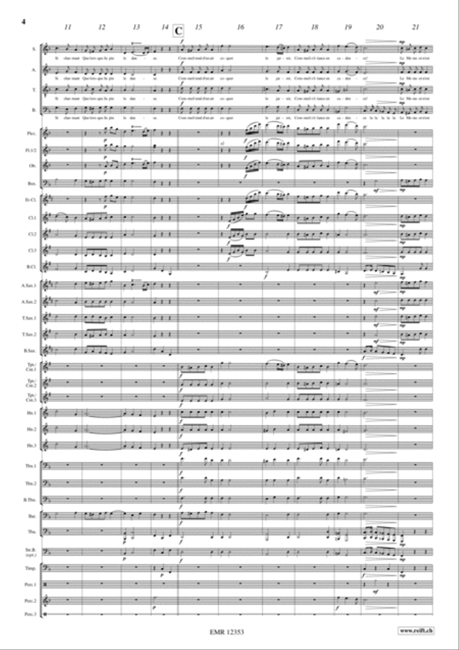Orphee Aux Enfers 4-Part scores gallery preview page 4