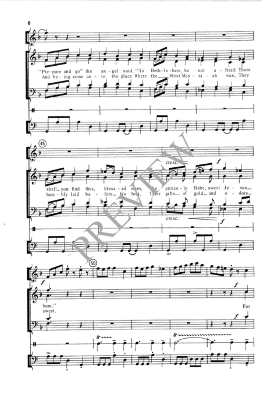 Let All That Are to Mirth Inclined 4-Part scores gallery preview page 7