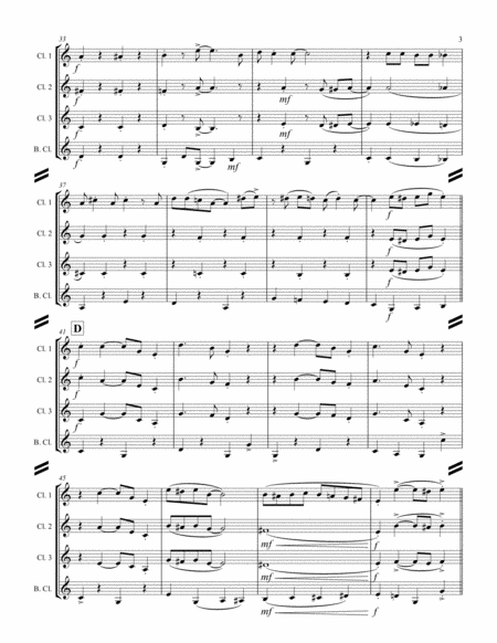 Muskrat Ramble (for Clarinet Quartet) image number null