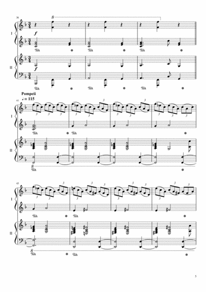Vesuvius (Advanced Piano Duo) image number null