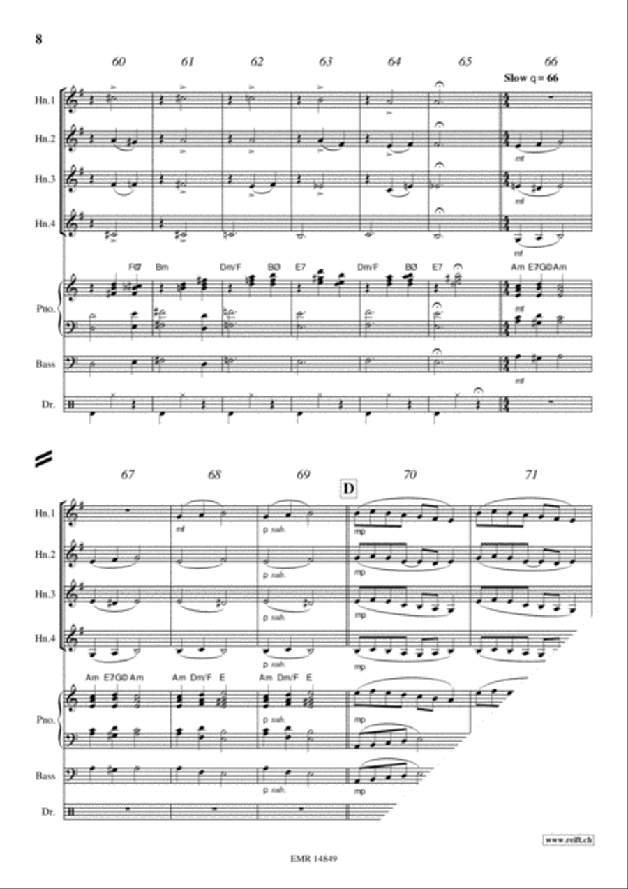 Frere Jacques Horn scores gallery preview page 8