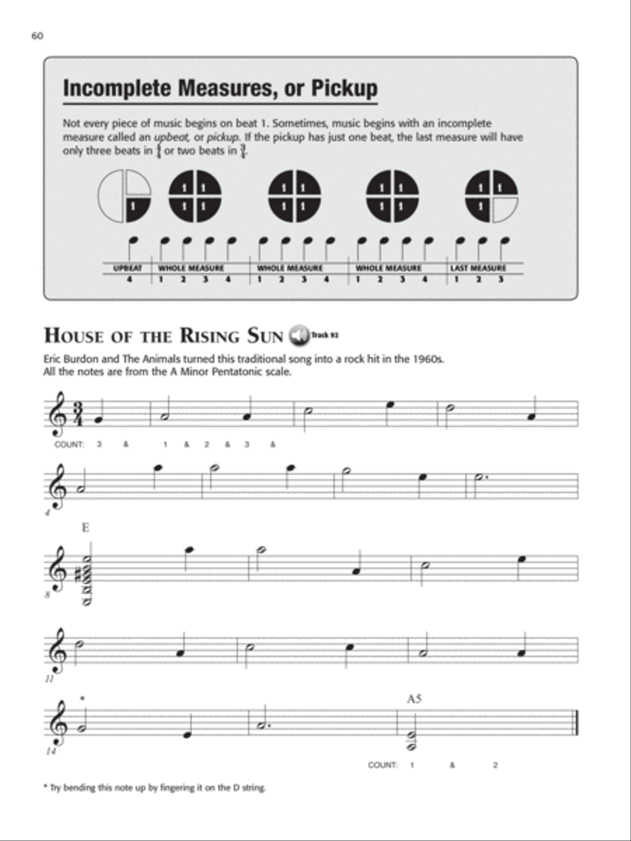 Alfred's Basic Guitar Rock Songs Method, Book 1 Easy Guitar scores gallery preview page 5