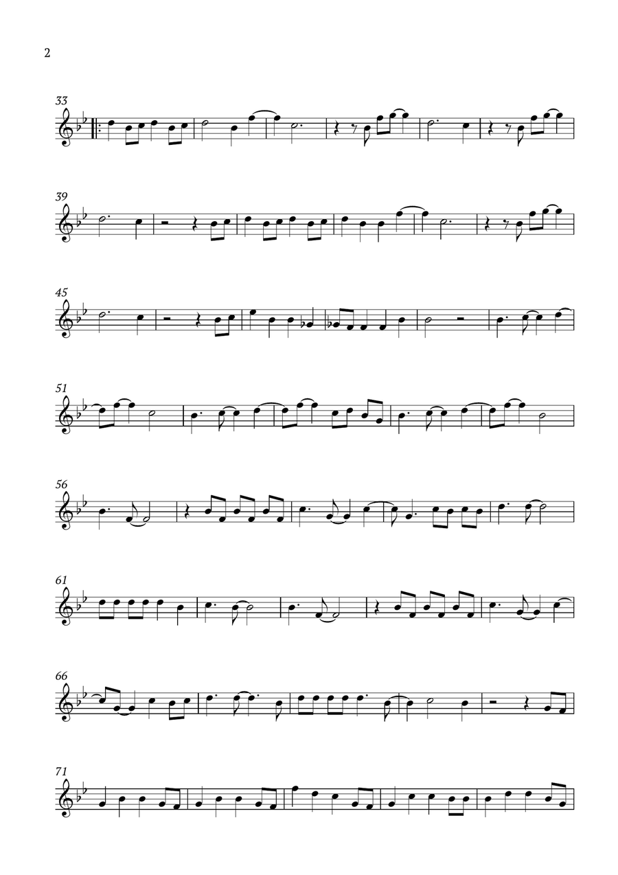How Far I'll Go B-Flat Trumpet scores gallery preview page 2
