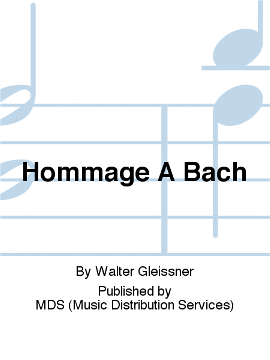 Hommage à Bach