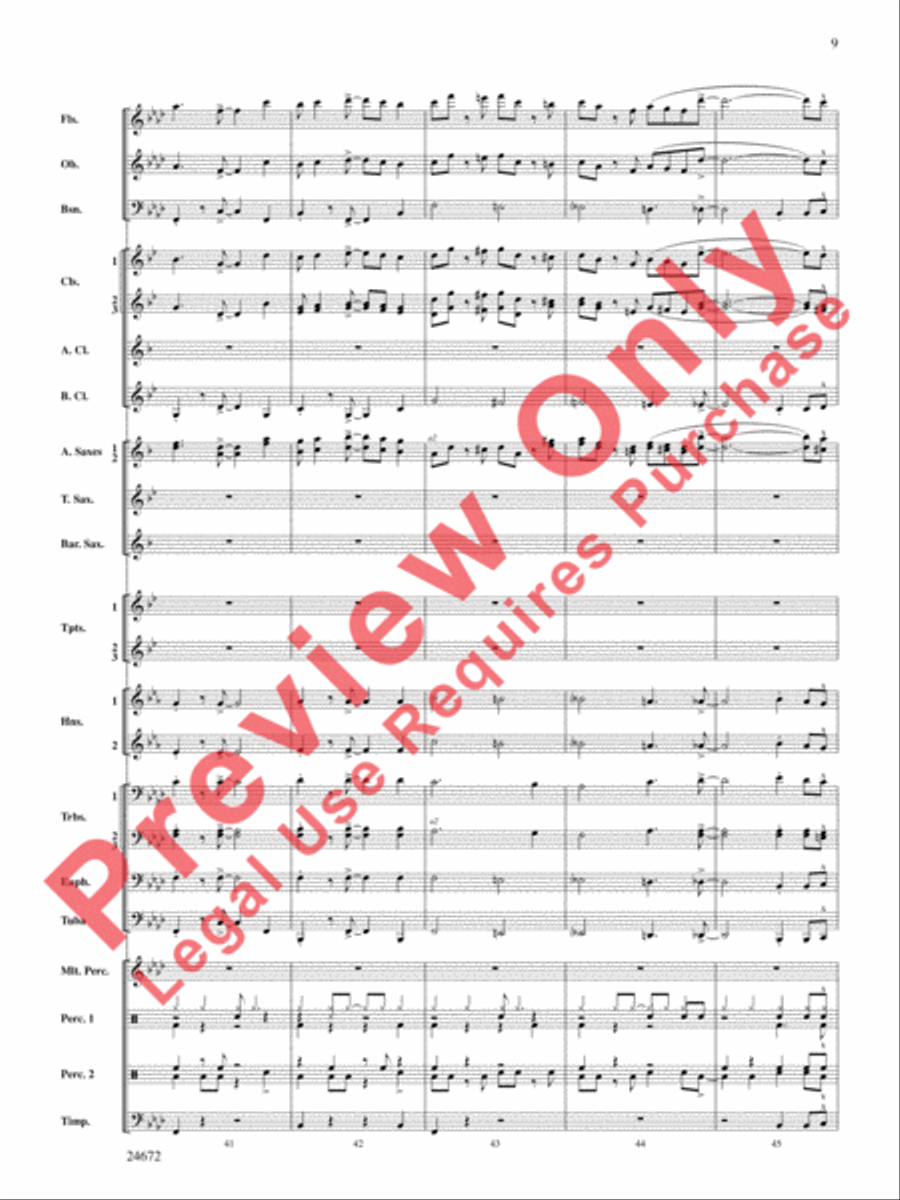 Buenaventura Concert Band scores gallery preview page 10