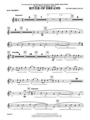 River of Dreams: 1st B-flat Trumpet