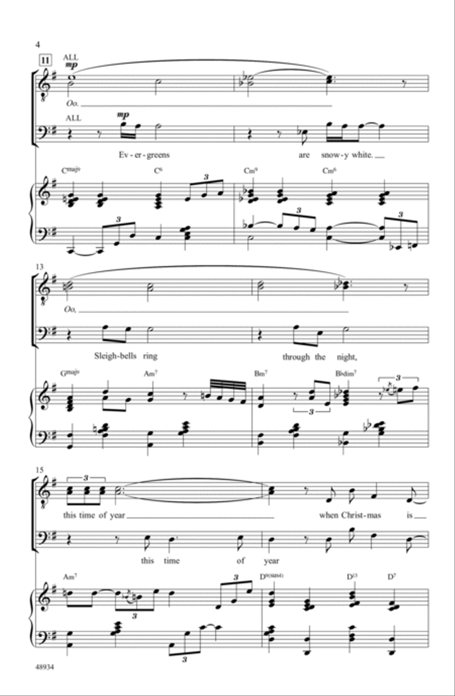 This Time of the Year Choir scores gallery preview page 3
