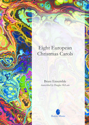 Book cover for Eight European Christmas Carols