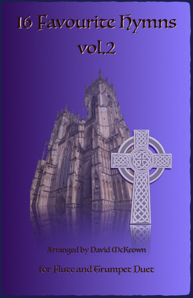 Book cover for 16 Favourite Hymns Vol.2 for Flute and Trumpet Duet