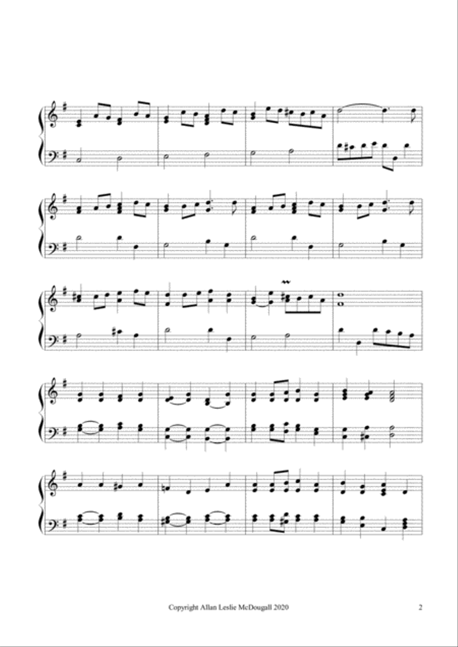 St Stephen's recessional Organ Solo scores gallery preview page 2