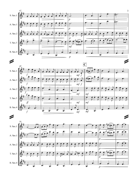 March - The Liberty Bell (for Saxophone Quartet SATB or AATB) image number null