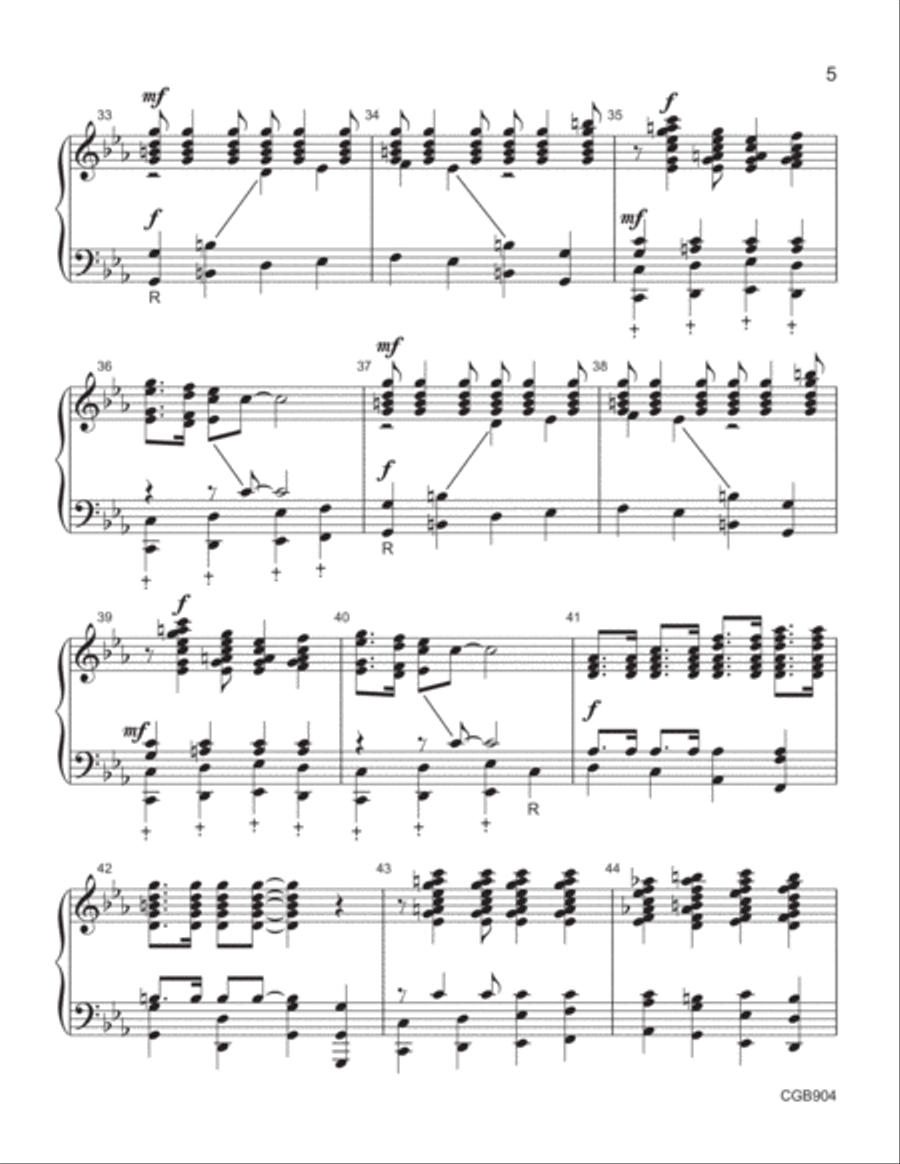 Ring, Zing, Swing! Handbell Choir scores gallery preview page 5