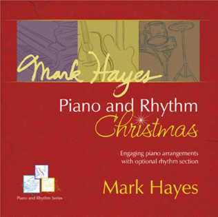 Book cover for Mark Hayes: Piano and Rhythm Christmas - Performance CD