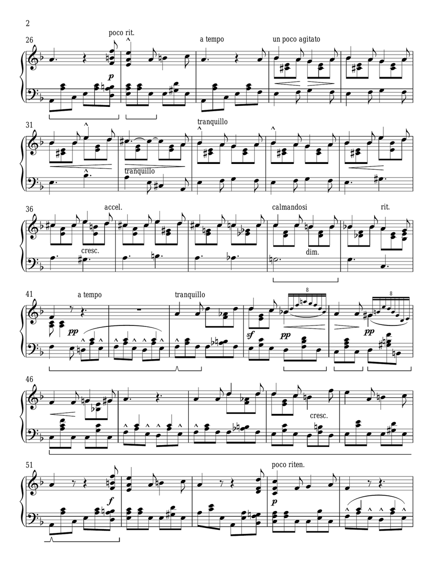Le sommeil de l'enfant (Berceuse), Op. 35 Piano Solo scores gallery preview page 2