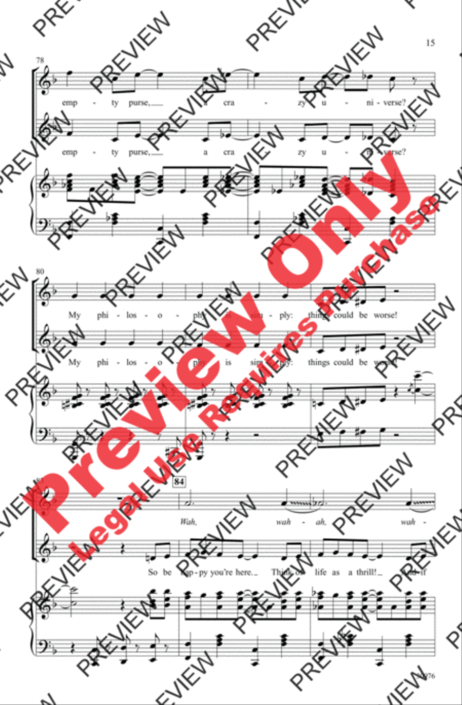 Seussical the Musical: A Choral Medley 2-Part scores gallery preview page 15