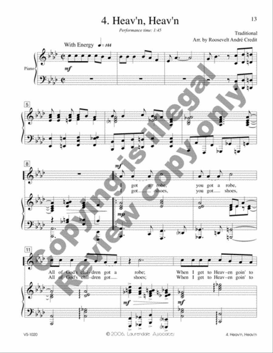 Ol' Time Religion Voice Solo scores gallery preview page 7