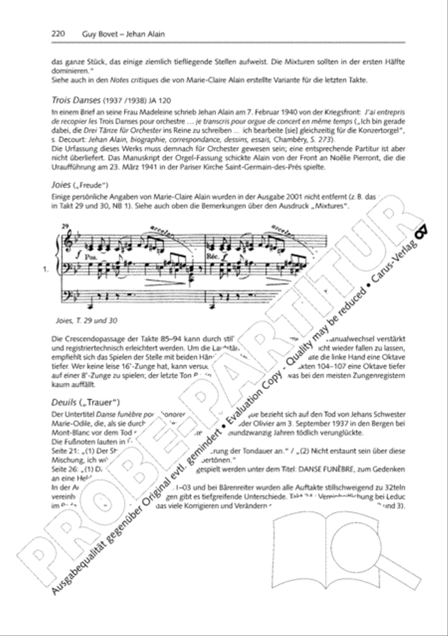Orgelschule zur historischen Auffuhrungspraxis Organ Solo scores gallery preview page 221
