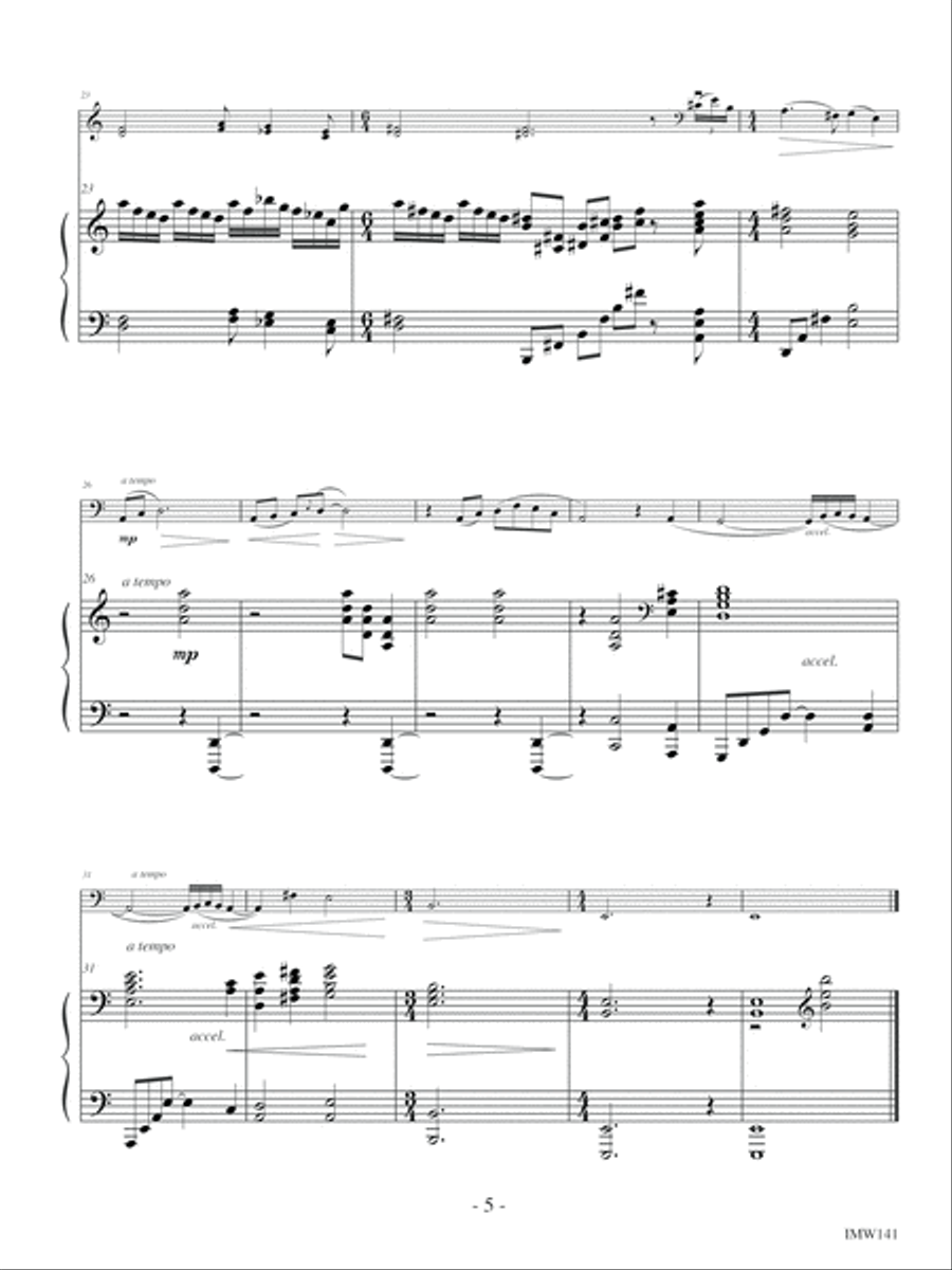 Kitsune (Fox Tales) Double Bass scores gallery preview page 5
