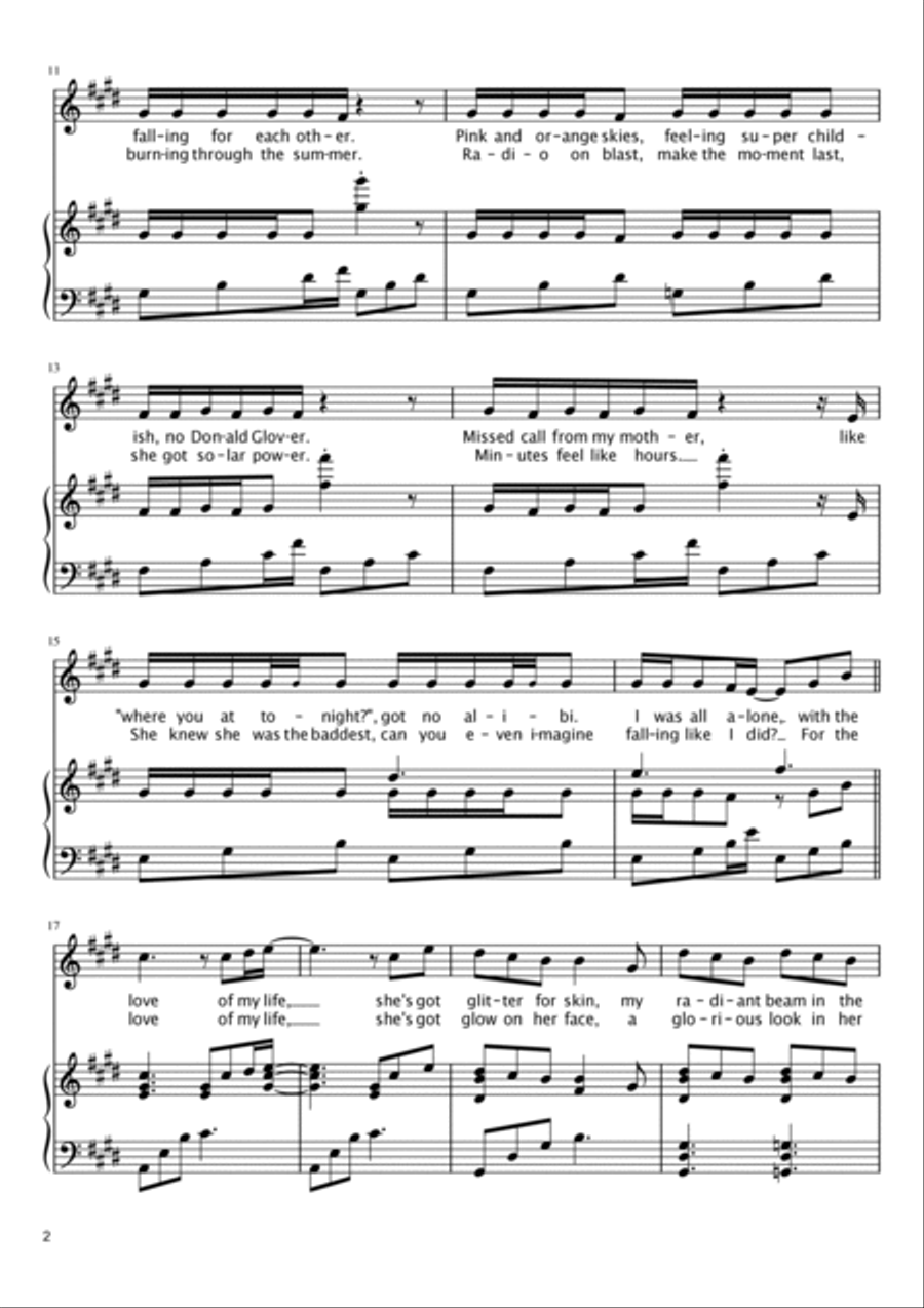 Golden Hour Voice scores gallery preview page 2