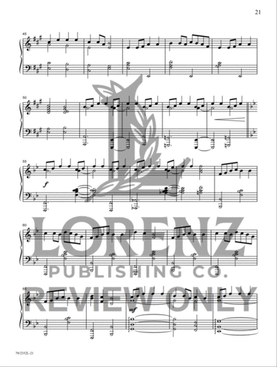 The Best of Mark Hayes for the Intermediate Pianist Piano Solo scores gallery preview page 14