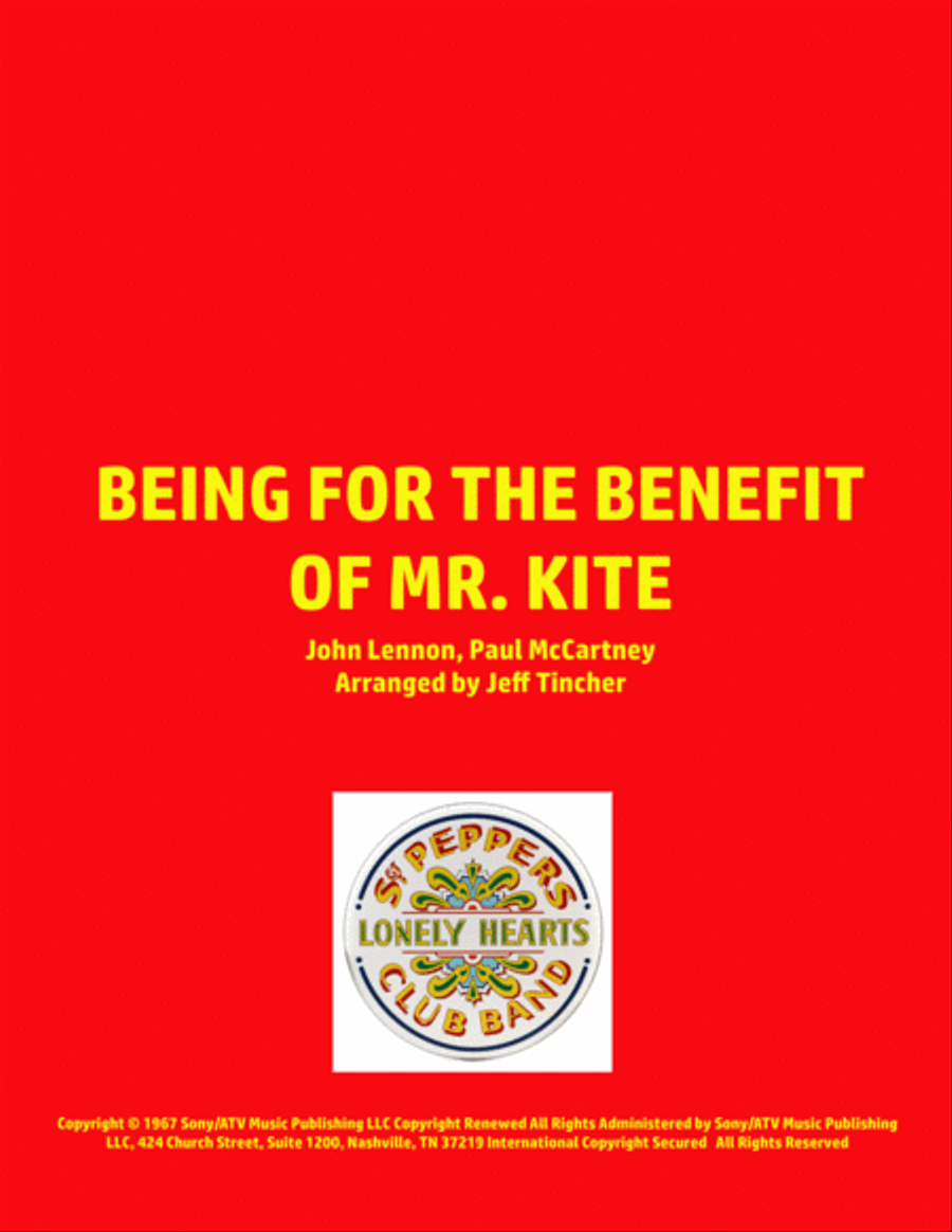 Being For The Benefit Of Mr. Kite Voice scores gallery preview page 1