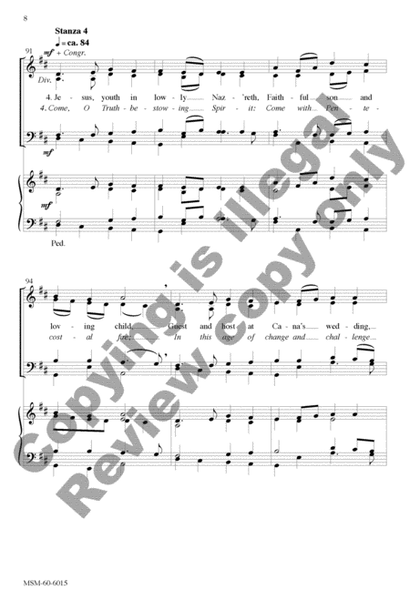 Sound the Bell of Holy Freedom: Come to Us, O Holy Spirit (Concertato Choral Score)