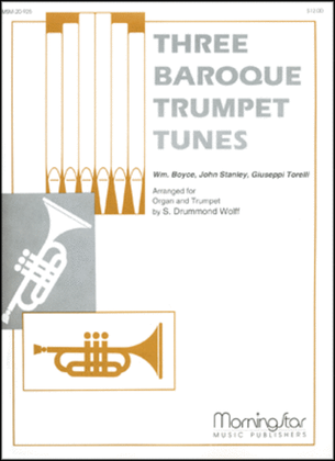 Book cover for Three Baroque Trumpet Tunes