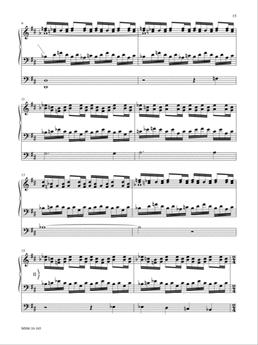 The Bethlehem Collection Six Preludes and Postludes for Christmas Organ scores gallery preview page 8