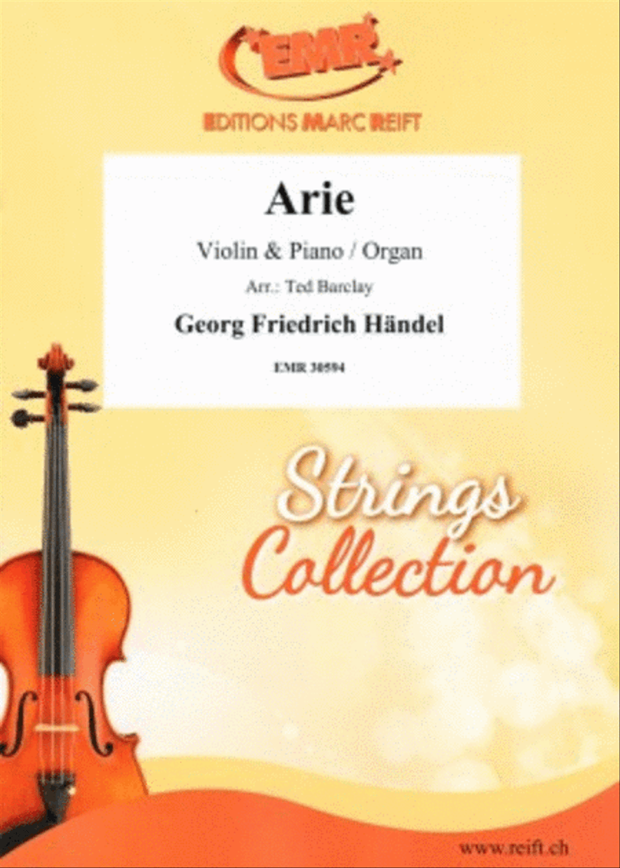 Arie Violin Solo scores gallery preview page 1