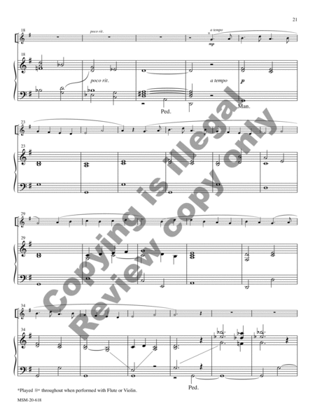 Come Down, O Love Divine: Six Preludes for Solo Instrument and Organ image number null