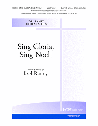 Sing Gloria, Sing Noel! SATB-Digital Download